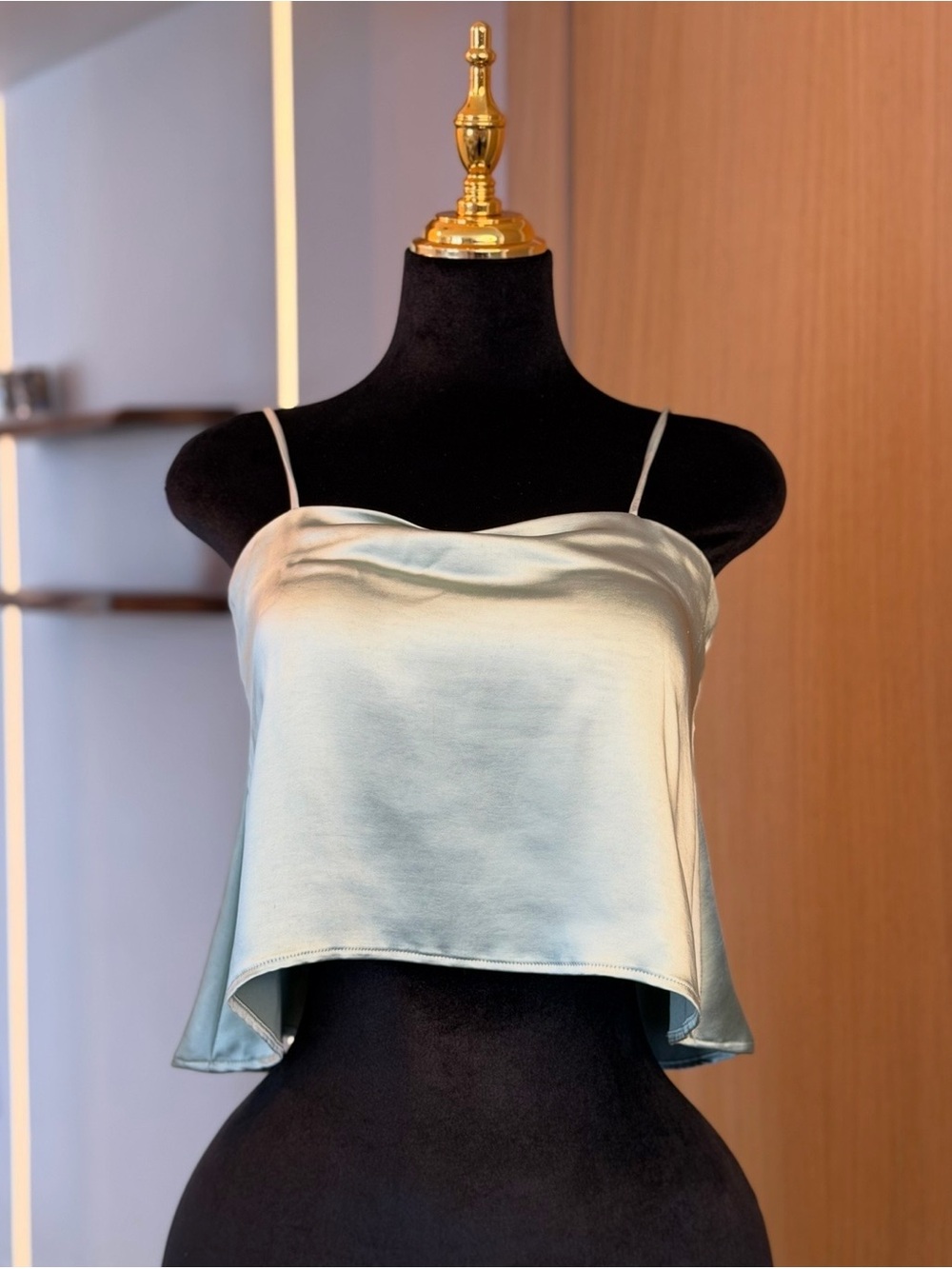 Elliatt Sage Draped Cami Quiet LuxuryTop | Elevated Muse